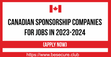 Canadian Sponsorship Companies for Jobs in 2023-2024
