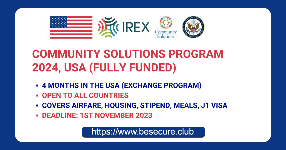 Community-Solutions-Program-2024-Usa-Fully-Funded