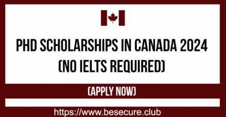 PhD Scholarships in Canada 2024 (No IELTS Required)
