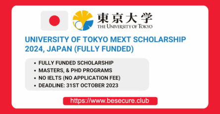 University of Tokyo MEXT Scholarship 2024, Japan (Fully Funded)